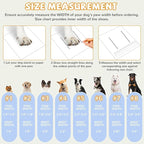 Dog Boots for Large Dogs, Medium Dog Shoes for Winter Snow, Non- Slip, Waterproof Outdoor Dog Booties with Reflective Strap for Snowy Hardwood Floor Hiking Walking, Size 5