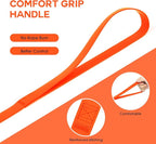 Wolfone Waterproof Dog Leash 20FT Long Line Recall Training Lead | Long Dog Lead: PVC coated waterproof leash with easy clean surface strong training rope for recall, hiking and beach trips