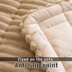 Mitid Sofa Cover Fuzzy Couch Cover for Pet, Couch Covers for Dogs Pets Mat | Washable Non-Slip Sofa Slipcover Cushion Protector Pets Friendly Mat, Dog Couch Cover, Square Couch Covers for Dogs Non Skid