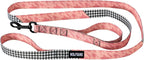Wolfgang Heavy Duty Dog Leash, Pull-Tested to Over 800 lbs for Walking & Training, HoundsPink Print, Dual-Handle Large