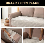 Couch Cover for Dogs Waterproof Couch Covers for 3 Cushion Couch Sofa Pet Cover for Sectional Couch Furniture Bed Sofa Cover Washable,French Oak,47x68 Inch
