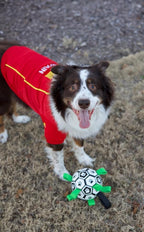 Parisian Pet Spain Dog Jersey - Breathable Mesh Puppy Football Jersey - Lightweight Stretch Sporty Dog Clothes - Summer Shirts for Large Dogs - Soccer Jersey for Dogs - Sportswear Pet Clothes