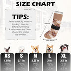 EXPAWLORER Dog Socks to Prevent Licking Paws,Anti Slip Dog Shoes for Hot Pavement,Dog Booties for Hardwood Floors,Dogs Boots & Paw Protectors for Small Medium Large Senior Dogs,British Style,Khaki XS