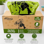 Dog Poop Bags One Big Roll (600 ct.) Doggy Poop Bags Pet Waste Pickup Bag Cat Waste Disposal Bags (1 Roll, 600 Bags)