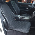 AsFrost Dog Seat Cover Cars Trucks SUVs, Thick 600D Heavy Duty Pets Car Seat Cover, Waterproof & Wear-Resistant Durable Nonslip Backing & Hammock Convertible, Black, 2 Pack | Thick 600D Oxford, Heavy Duty, Waterproof & Wear-Resistant, Durable Nonslip B...
