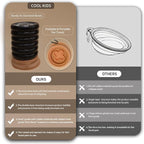 Cool Kids Collapsible Dog Bowl Travel Portable Anti-Tip Double-Sided | 2-In-1 Slow Feeder & Hydration, Catnip Scent, Abs+Tpe Sturdy Build, Fits Small Medium Pups, Hiking Camping Gear