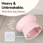 Unbreakable Raised Slow Feeder Bowl for Cats and Small Dogs, Elevated Cat Bowls, Detachable Slow Feede Bowl, Heavy Weighted, Non-Slip Feeder, Whisker Friendly (Pink, Round - 6.2w'' x 1.5h'' inch)