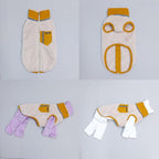 D Doggy Star Italian Greyhound Warm Fleece Zip-up Sweater Jacket Outfit Clothes Whippet for Dog Coat (3XL,Zipup Mustard)