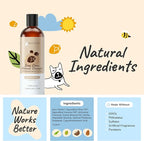 kin+kind Deep Clean Natural Dog Shampoo - Deep Clean & Odor Control - Almond + Vanilla Fragrance - 12 fl oz