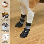 BEAUTYZOO Dog Socks to Prevent Licking Paws for Hardwood Floors Anti Slip, Dog Shoes Booties for Hot/Cold Pavement,Grippy Boots & Paw Protectors Traction Control for Small Medium Large Senior Dogs