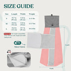 Supet Cat Grooming Wrap for Cutting Nails, Self-Adhesive Calm Cat Swaddle | Bite-Proof Mesh Hood & Thick Waist Strap Anti-Escape Anti-Scratch Bag for Nail Trimming, Medication, Ear Cleaning (Pink L)