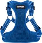 Voyager Step-in Flex Adjustable Dog Harness - Royal Blue, X-Large | 23 - 28" in Chest, Fully Adjustable, Reflective Bands, All Weather Breathable Air Mesh, Lightweight, Fast Drying