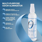 Zero Odor Multi-Purpose Odor Eliminator, Car & Room Air Freshener, 8 oz | Unscented Travel Size Spray for Bathroom, Closet, Kitchen & Small Spaces, Over 1,000 sprays