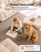 2K Security Cameras 4 Pack, Home Cameras Indoor/Outdoor for Baby/Pet | 5G & 2.4G WiFi Camera for Dog/Cat/Nanny Monitoring, 2-Way Audio, Color Night Vision, 24/7 Local Recording, Works with Alexa