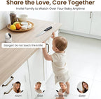 GALAYOU Dome Cameras Indoor for Home Security in 2K, G2 4Pack | Wi-Fi/Nanny Cam/Baby Monitor, with Phone APP, PTZ, Night Vision, Siren, Wired Plug, Two-Way Talk, 24/7 TF Card, Cloud Storage
