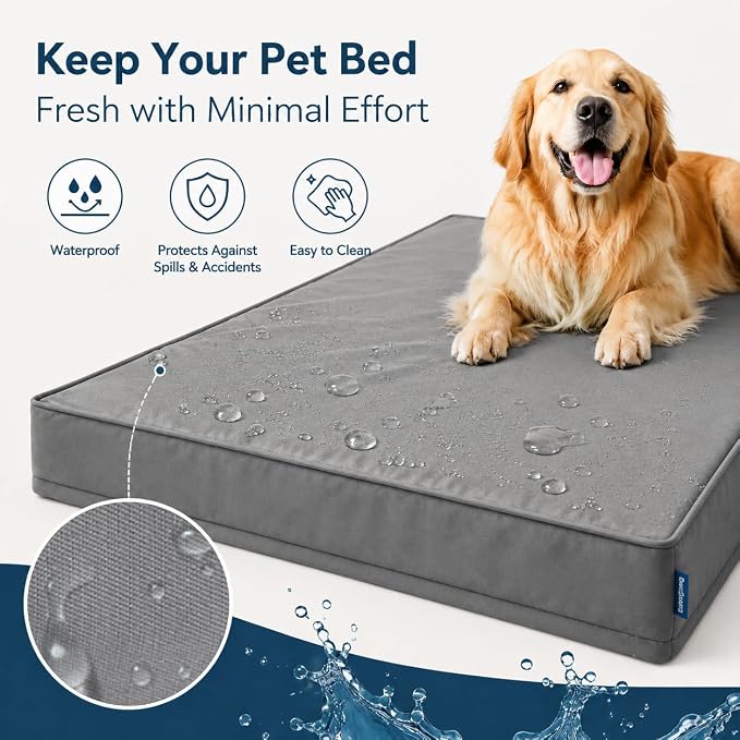 WNPETHOME Outdoor Waterproof Large Dog Bed
