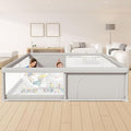 Hiaksedt 79x79 Inch Baby Playpen for Babies and Toddlers | Extra Large Play Yards for Indoor & Outdoor with Zipper Gates, Breathable Mesh with Anti-Slip Base