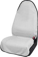 Leader Accessories Waterproof Towel Car Seat Cover, Front Bucket, White | Universal Non-Slip, Fits Car Truck SUV, Machine Washable, For Dog & Kid, Pets, Yoga, Gym, Beach, Swimming, Outdoor Sports