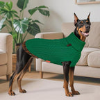 KYEESE Dog Sweater Turtleneck Thick Knit Pullover for Cold Weather | Stretchy Fit, Lightweight & Warm, Cozy Knit Comfort, Classic Plaid Design, Gentle on Sensitive Skin, Comfortable Daily Wear