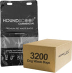3200 Ct XL Pull-Strap Header Pet Waste Bags for HOA Stations | Commercial XL Pull-Strap Header Dog Poop Bags, 32x100 Bags, Leakproof, Strong, Easy Single Pull for Poop Station Dispensers