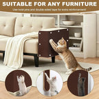 78.7"x15.8" Cat Scratching Mat Self Adhesive Furniture Protector Trim Fit | Stop Cat Scratching Furniture With Thick Felt Protector, Strong Adhesive, Easy Trim, Protects Couch Sofa Wall Instantly