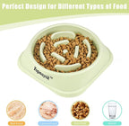2 Pack Slow Feeder Dog Bowls for Large Dogs | Non-Slip Base, Anti-Choking Design, Reduces Bloating & Overeating, Easy to Clean, 4 Cups