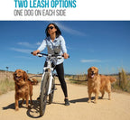 Sherpa Cycleash Hands Free Dog Bike Leash with Shockless TPR Technology - Ultra Light Alloy Construction, Ergonomic Design for Safe Cycling with Active Dogs - Sliver, One Size