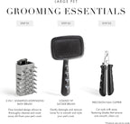 Tweezerman Slicker Brush for Pets-Grooming Brush with Coated Bristles