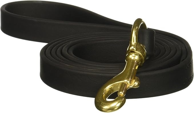 Viper Biothane Working Lead for Dogs 6ft, Black