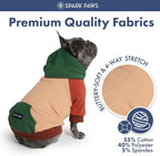 Spark Paws Dog Hoodie – Premium Dog Sweater for Small, Medium, and Large Dogs | Warm Outfits for French Bulldogs, Pitbull, Puppy, Winter Jacket Alternative - Ranger - 5XL
