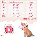 Supet Raised Inflatable Dog Cone Collar to Stop Licking, Soft Dog Cone Alternative After Surgery, Doggie Neck Donut Collar for Small Medium Large Dogs