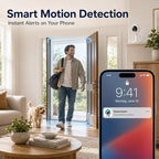 3MP Cameras for Home Security-Outdoor/Indoor, 5G/2.4G WiFi | Indoor Camera for Baby Monitor/Dog/Cat/Pet/Elderly, Color Night Vision, 24/7 SD Recordings/Cloud, Plug-in