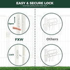 FXW Rollick Dog Playpen, Indoor, Yard & RV Camping, 32" H, 16 Panels | Easy setup, Heavy-duty, DIY layouts, for Small & Medium Dogs, Patented