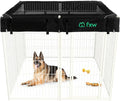 FXW Homeplus Indoor Dog Playpen with Mesh Top Cover, 45" H, 8 Panels | Calm Indoor Play Area, Cover Helps Deter Jump-Outs, for Large Dogs, Patented