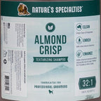 Nature's Specialties Almond Crisp Ultra Concentrated Dog Shampoo for Pets, Makes up to 32 Gallons, Natural Choice for Professional Groomers, Texturizing and Volumizing, Made in USA, 1 gal