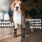 EXPAWLORER Anti-Slip Dog Socks,Dog Boots&Paw Protectors to Prevent Licking,Dog Shoes for Hot/Cold Pavement, Double Sides Non-Skid Traction Control on Hardwood Floor for Senior Dogs