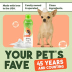 TropiClean 2-in-1 Dog Shampoo and Conditioner, Professional Dog Shampoo, Moisturizing Detangler, Puppy Safe, Made in USA, Papaya Scent, 1 Gallon