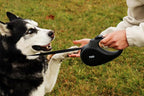 TUG Original Retractable Dog Leash, Anti-Slip, 16’ Tape (Large, Black/Grey) | Anti-Slip Handle, 16 ft Strong Nylon Tape, One-Handed Brake, Pause, Lock