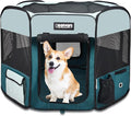 JESPET Pet Dog Playpens 36", 45" & 61" Portable Soft Dog Exercise Pen Kennel with Carry Bag for Puppy Cats Kittens Rabbits, Indoor/Outdoor Use