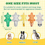 No Stuffing Dog Toys, Tough Durable Plush Chew Toy for Boredom and Teething, Squeaky Dog Toys for Small Medium Large Dogs to Keep Them Busy (5 Pack)