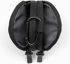 Snackpack Double Insulated Dog Treat Pouch – 1.5 Cup Capacity, 2 BPA-Free Waterproof Zipper Pockets, Carabiner for Belt/Leash – Compact Training & Travel Bag – Graphite
