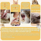 CGO 360° Soft Silicone Dog Cat Toothbrush, Easy to Use, 3 Individually Packed