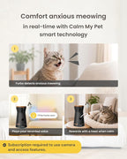 Furbo 360° Cat Camera [Paid Plan Required to Activate] | Stay connected with AI Cat & Home Safety Alerts, Auto-Tracking, Video History & 2-Way Audio. Paid Plan Required (3mo min)