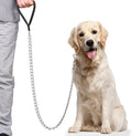 Premium Chain Heavy Duty Dog Leash, 4 ft. x 5.0 mm | Padded Handle for Large & Medium Size Dogs