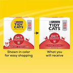 Purina Tidy Cats 24/7 Performance Clumping Cat Litter, 38 lb Box | Clean Linen scent with a slow-release deodorizer, guaranteed 10-day control