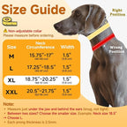 Mayerzon Martingale Dog No Pull Collar with Metal Buckle, Black, XL, 2.5mm | Walking Training Collar for Medium Large Dogs German Shepherd, Boxer, Rottweiler that Pull, Reflective, 360° Swivel Ring