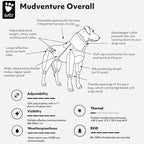 Hurtta Mudventure ECO Dog Overall, Cinnamon, 14S