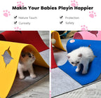 Cat Toys Tunnel for Indoor Cats, Interactive Cat Enrichment Furniture with Plush Ball for Small Animals Pets, Kittens, Rabbit Cave Accessories | 35.4" Multi-Entrance Cat Play Tunnel with Cozy Hideaway Space, Provides Enrichment, Exercise, Exploration &...