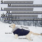 Lelepet Dog Jackets for Small Dogs Waterproof Dog Coat with Adjustable Fit | Reflective Fleece Vest with Adjustable Buckle Hook & Loop Windproof Cold Weather Coats for Small Medium Large Dogs, Chihuahua