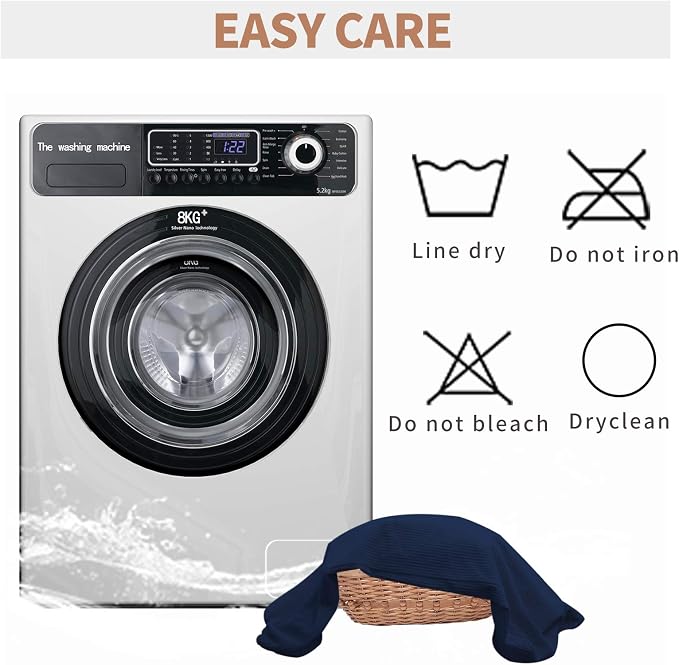 Easy-Going 100% Waterproof Recliner Chair Cover，1-Piece Recliner Slipcover | Dual Waterproof Couch Cover for Recliner，Leakproof Furniture Protector for Kids Pets Dog Cat Daily Stain, Navy